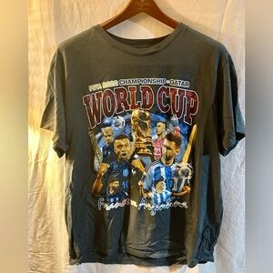 Secret Club - 2002 World Cup FIFA T-Shirt Men’s XXL Soccer France Argentina